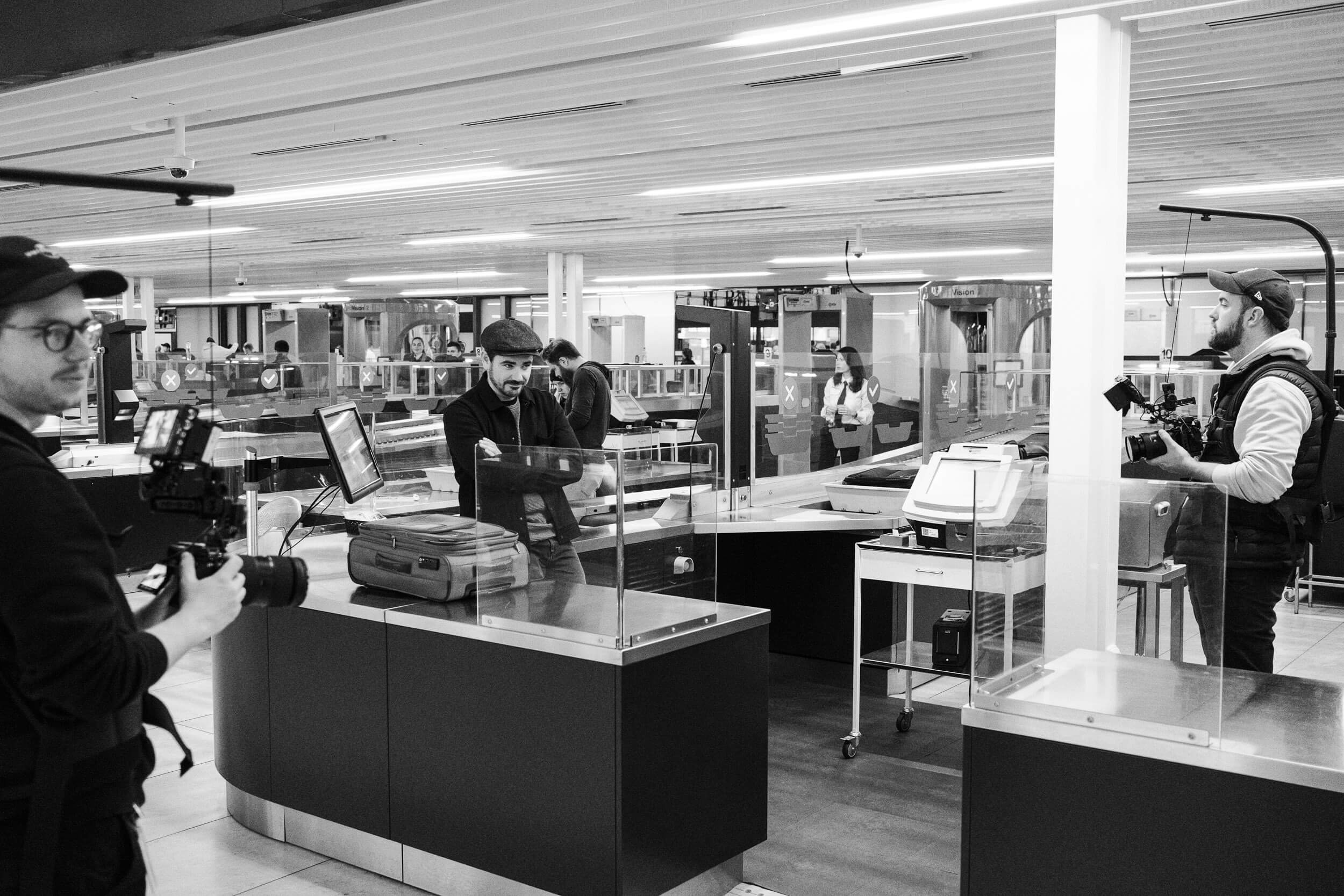 Behind the scenes — Náborec for Prague Airport, directed by Martin Marko